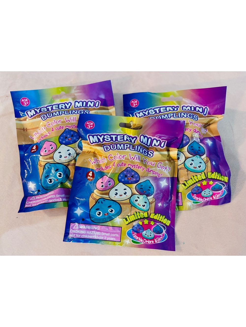 3 - 4 pk Mystery Mini Dumplings Packs